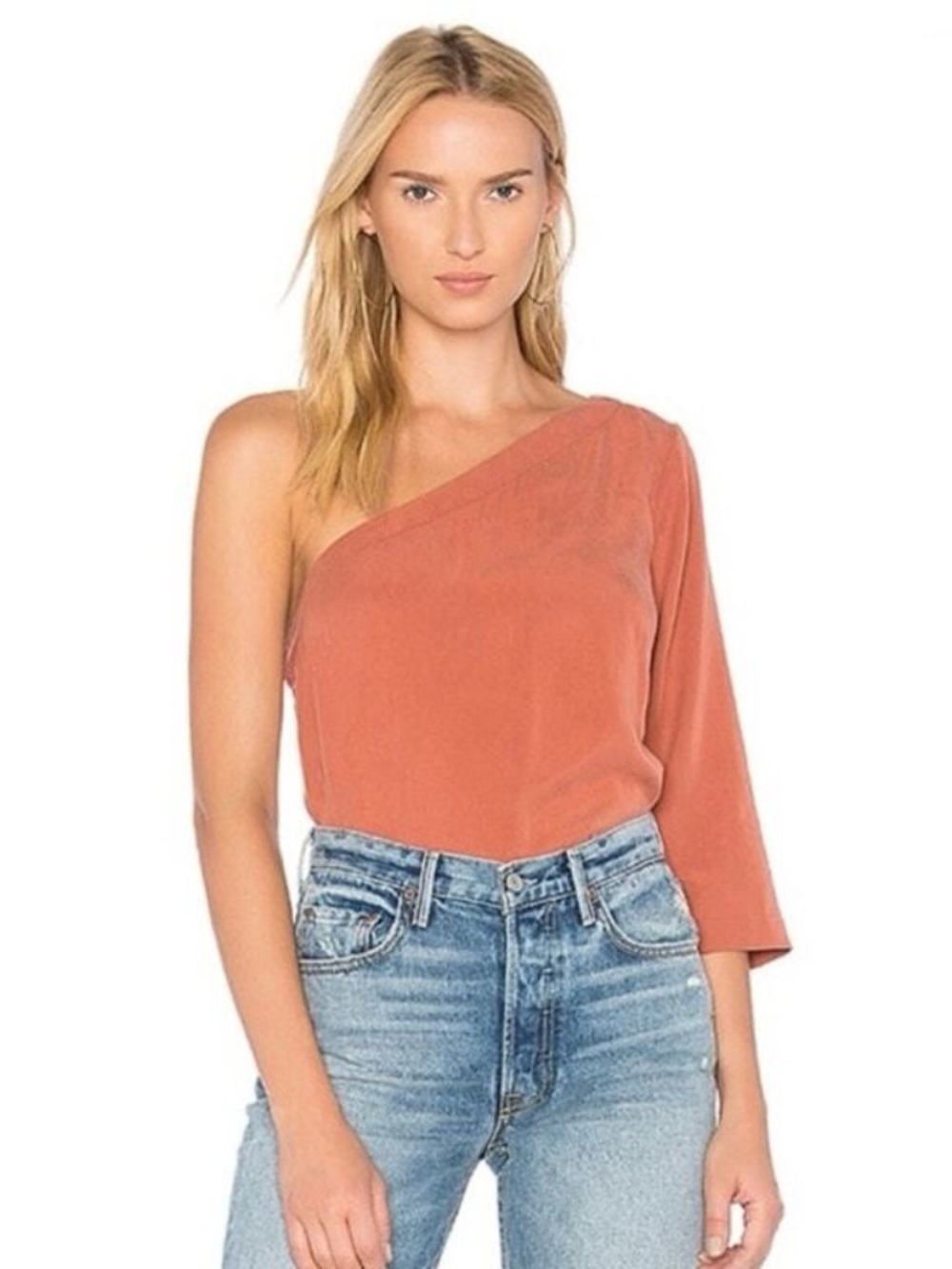 Mara Hoffman Claudia One Shoulder Top XS